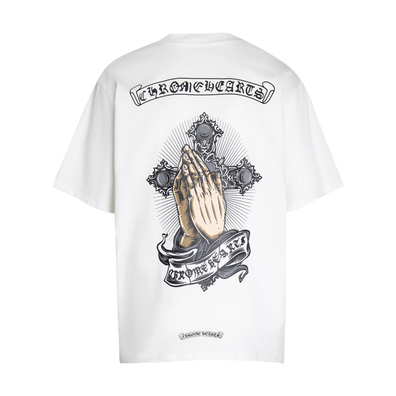 クロムハーツ ホースシュー Tシャツ White XL クロムハーツTシャツホースシューホワイト|クロムハーツ通販専門