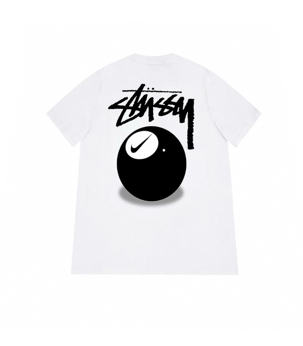 Stussy ステューシー  動きやすいカジュアルな半袖Tシャツ 2色兼用 男女兼用 レディース メンズ 653