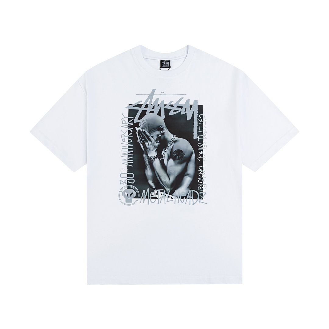 ステューシー Stock Chest SS Tee 半袖 ロゴ Tシャツ 13色兼用 男女兼用 レディース メンズ