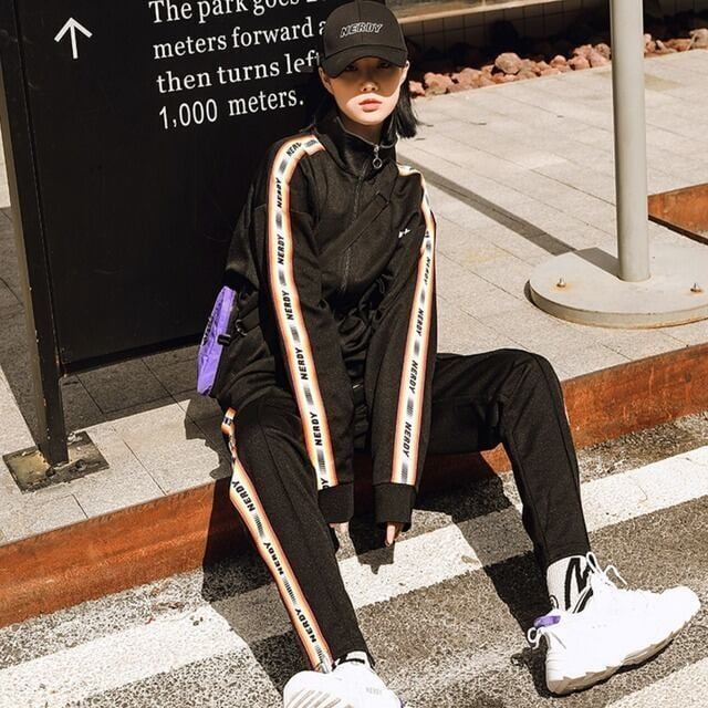ノルディ NY TRACK 4色兼用 男女兼用 レディース メンズ セットアップ ジャージ上下 トップス パンツ