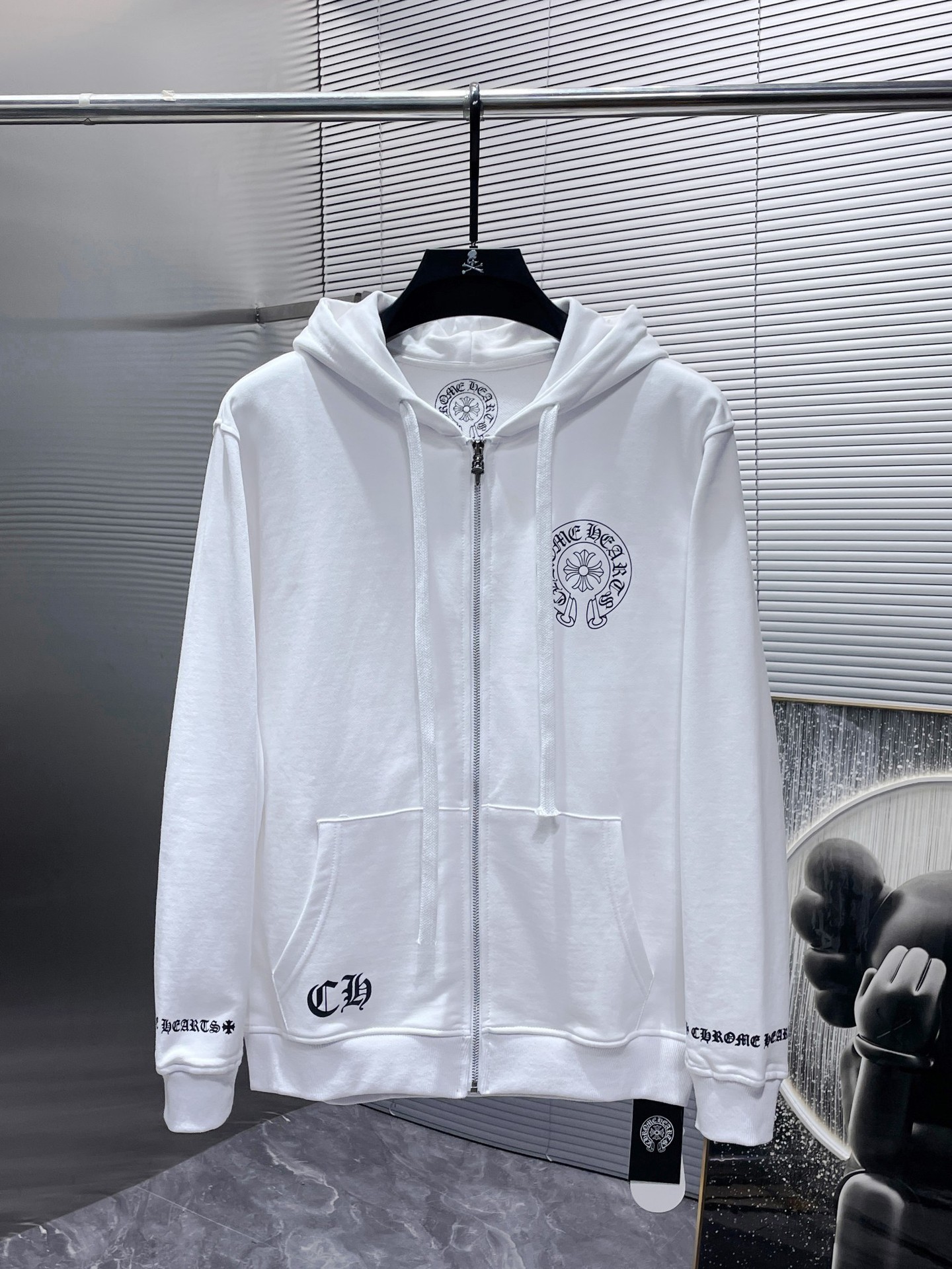 Chrome Hearts クロムハーツ   CH ASP ホースシュー パーカー メンズ レディース スウェット 男女兼用 2色兼用 レディース メンズ 