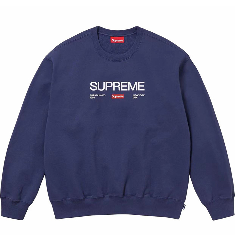 【Supreme】大人気 ロゴ クルーネック スウェット Supreme シュプリーム ベーシッククルーネックスウェット 3色