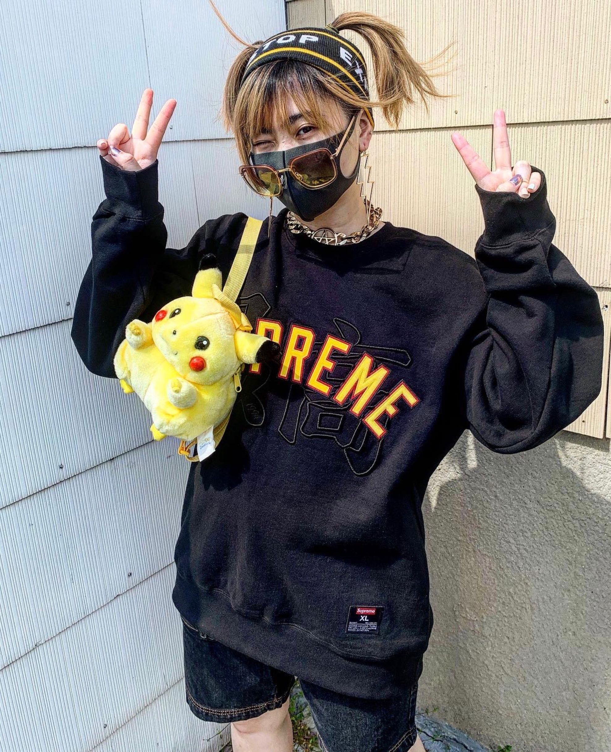 Supreme   シュプリーム   おしゃれな柄のフード付きトップス  4色兼用 男女兼用 レディース メンズ    E517