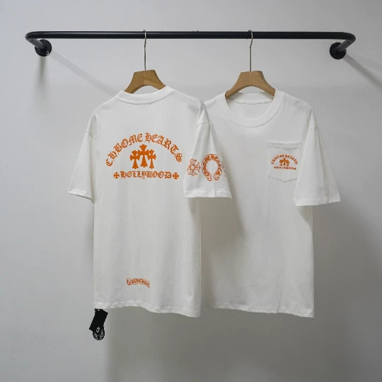 Chrome Hearts クロムハーツ  肌に優しい 柔らか素材の半袖トップス 2色兼用 男女兼用 レディース メンズ 6129