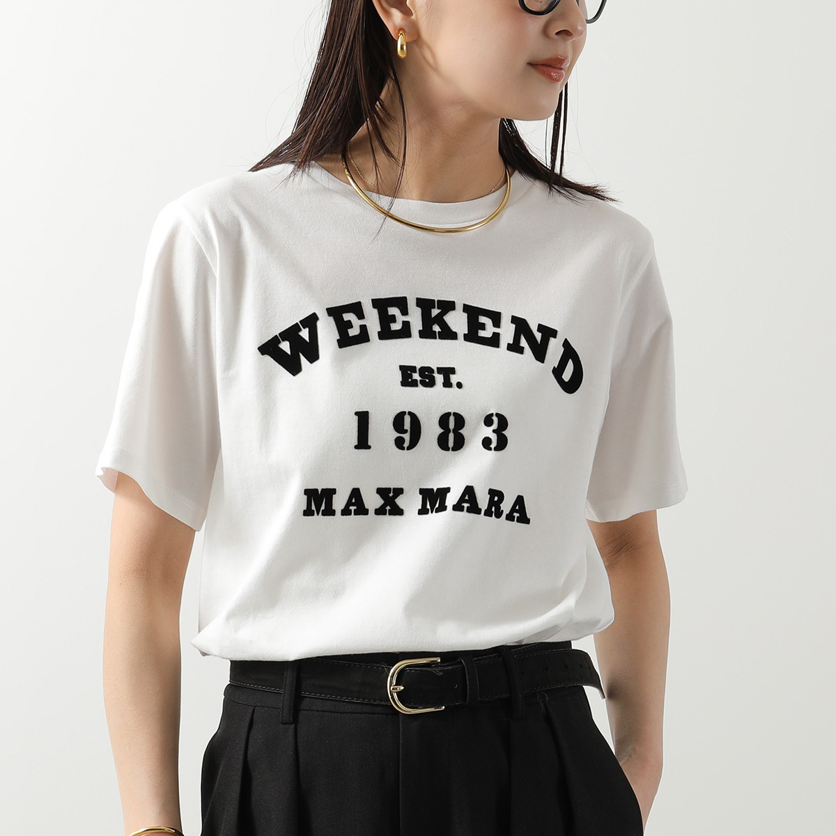 ウィークエンド マックスマーラ Tシャツ  半袖 カットソー レディース