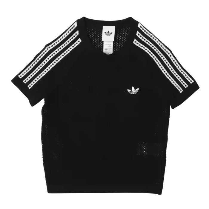 アディダス オリジナルス レディース ニティド クロシェット カリ ティー トップス 半袖 Tシャツ  