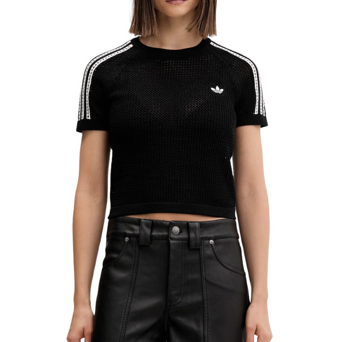 アディダス オリジナルス レディース ニティド クロシェット カリ ティー トップス 半袖 Tシャツ  