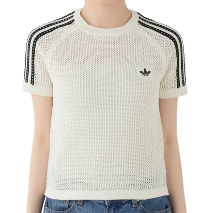 アディダス オリジナルス レディース ニティド クロシェット カリ ティー トップス 半袖 Tシャツ  