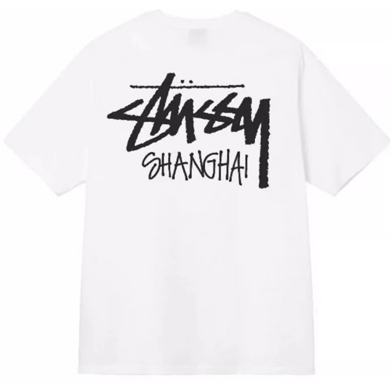 Stussy ステューシー  リラックスフィットの心地よい半袖トップス 2色兼用 男女兼用 レディース メンズ 672