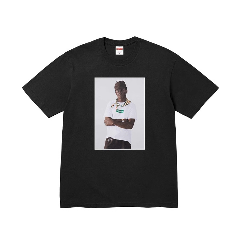 Supreme シュプリーム    涼しさ抜群 夏用快適半袖Tシャツ  2色兼用 男女兼用 レディース メンズ B383
