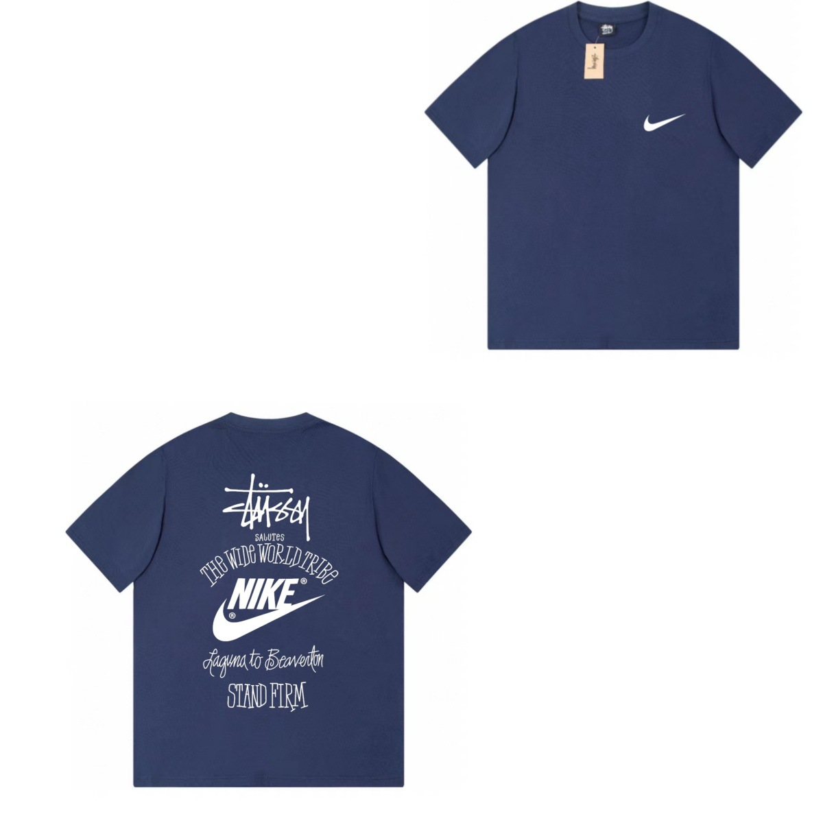 Stussy ステューシー シンプルで万能なデザインの半袖シャツ  男女兼用 レディース メンズ 651