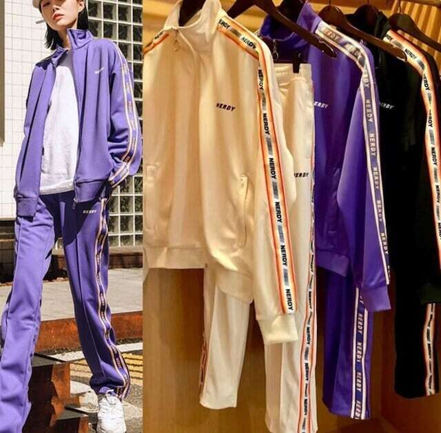 ノルディ NY TRACK 4色兼用 男女兼用 レディース メンズ セットアップ ジャージ上下 トップス パンツ