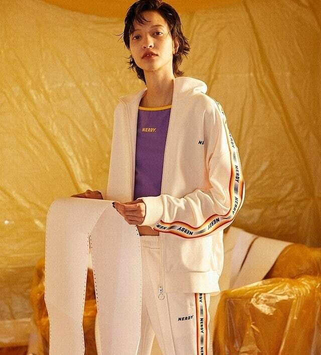 Nerdyノルディ NY TRACK 4色兼用 男女兼用 レディース メンズ セットアップ ジャージ上下 トップス パンツ