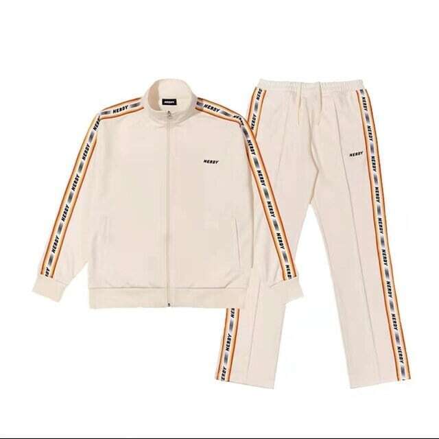 Nerdyノルディ NY TRACK 4色兼用 男女兼用 レディース メンズ セットアップ ジャージ上下 トップス パンツ