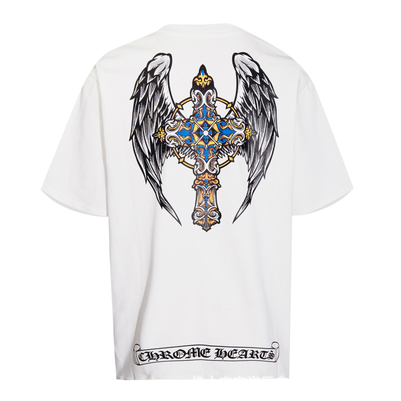 Chrome Hearts クロムハーツ スポーツや日常に最適 吸汗速乾半袖Tシャツ   2色兼用 男女兼用 レディース メンズ 6097