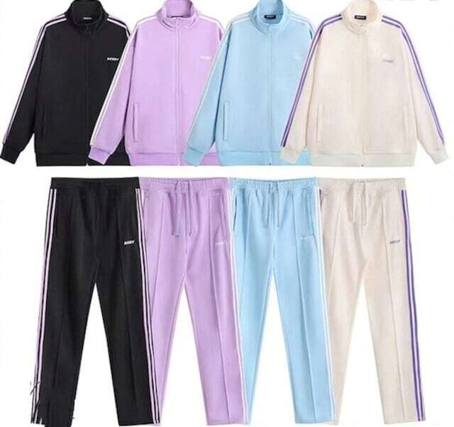 ノルディ NY TRACK 4色兼用 男女兼用 レディース メンズ セットアップ ジャージ上下 トップス パンツ