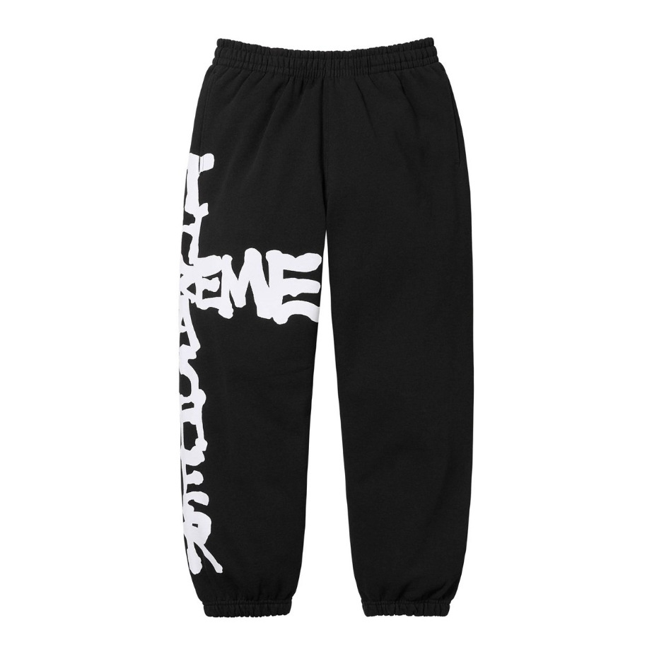 Supreme   シュプリーム   ワイドパンツゆったりシルエットシンプルデザイン      男女兼用 レディース メンズ    A317