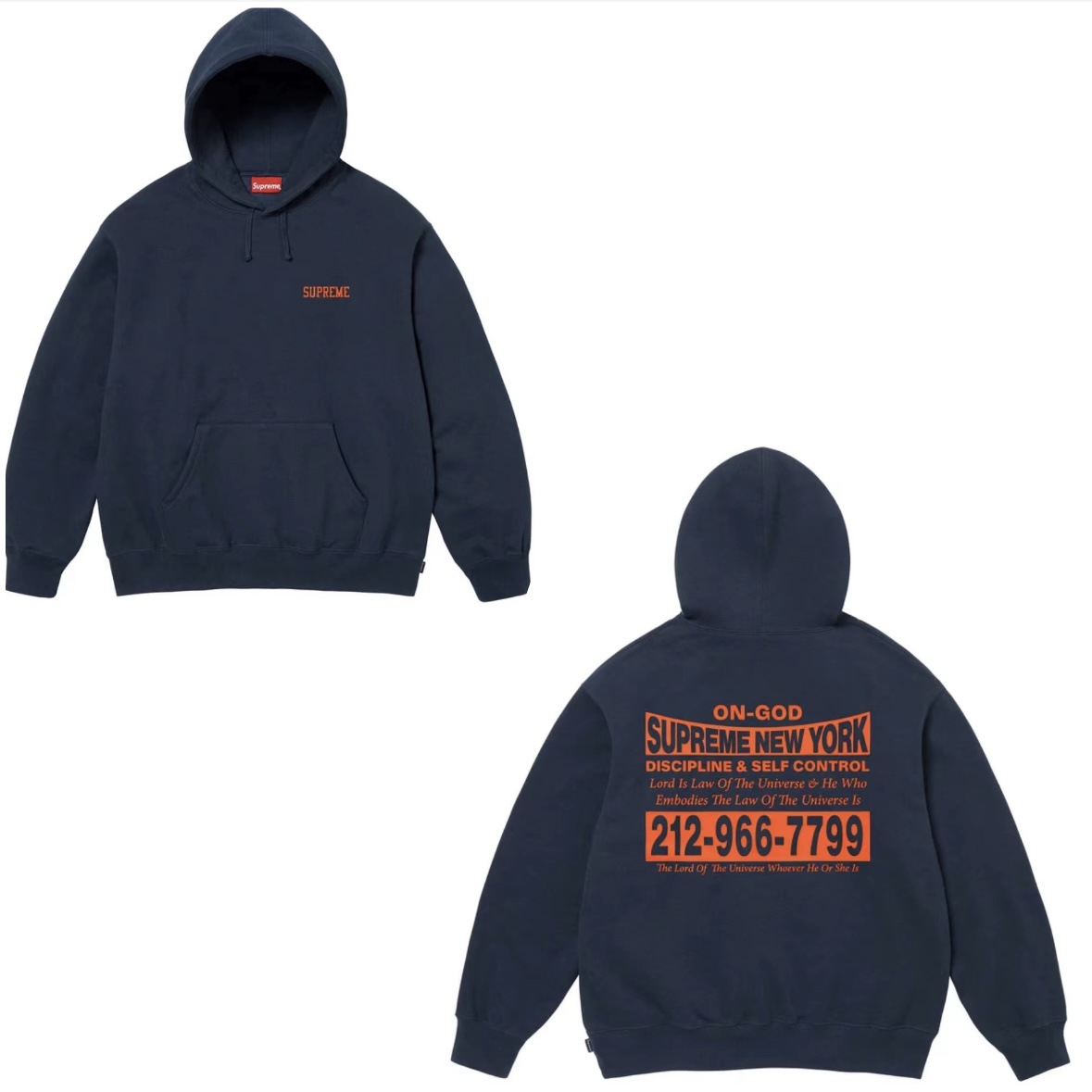 Supreme   シュプリーム   快適な着心地のフード付きパーカー  2色兼用 男女兼用 レディース メンズ    E574