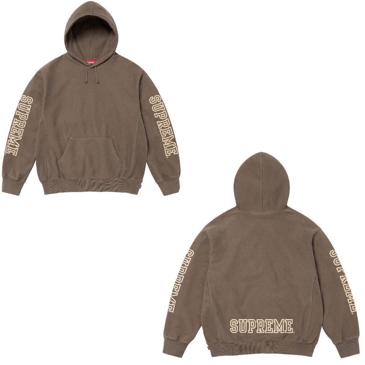 Supreme   シュプリーム   使いやすい無地のフード付きトップス  2色兼用 男女兼用 レディース メンズ    E577