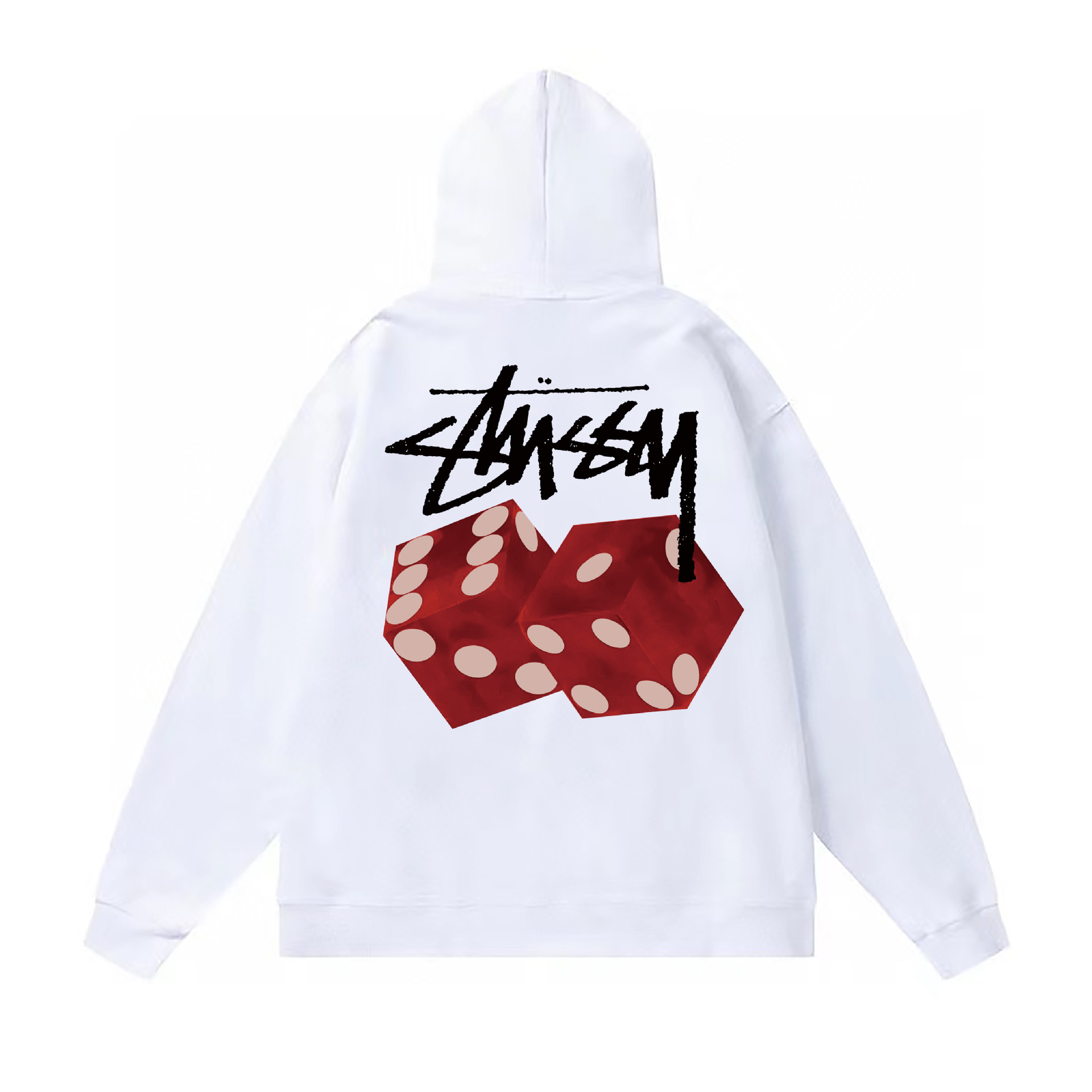 Stussy XL ホワイト スウェット STUSSY ステューシー デザインスウェット ホワイトサンド 海外XL