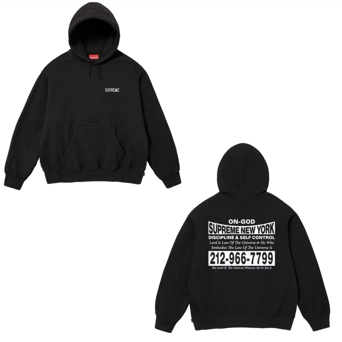 Supreme   シュプリーム   快適な着心地のフード付きパーカー  2色兼用 男女兼用 レディース メンズ    E574