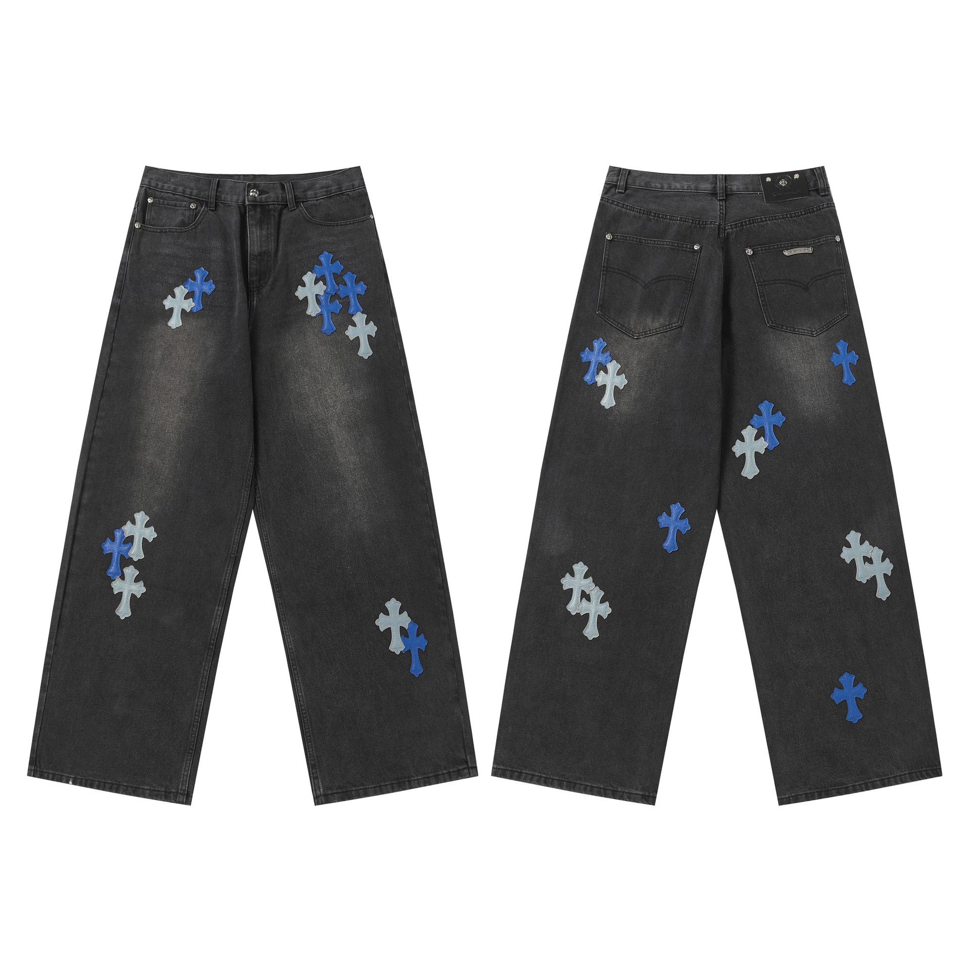 Chrome Hearts クロムハーツ バギーデニム オーバーサイズ ジーンズ 男女兼用 レディース メンズ 303