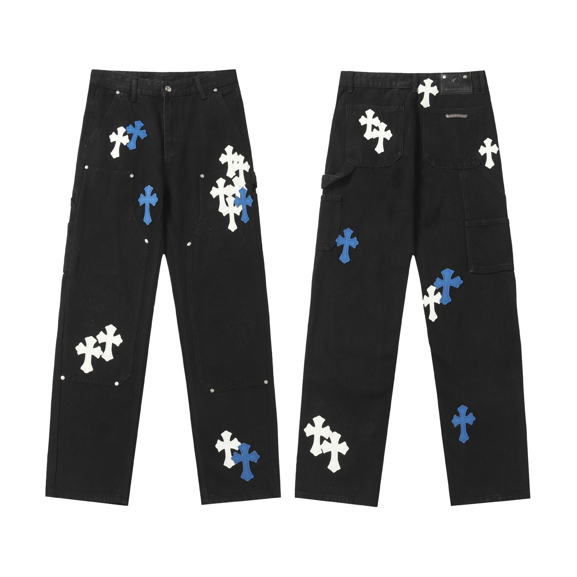 Chrome Hearts クロムハーツ クラシックデニム ヴィンテージスタイル 男女兼用 レディース メンズ 9101