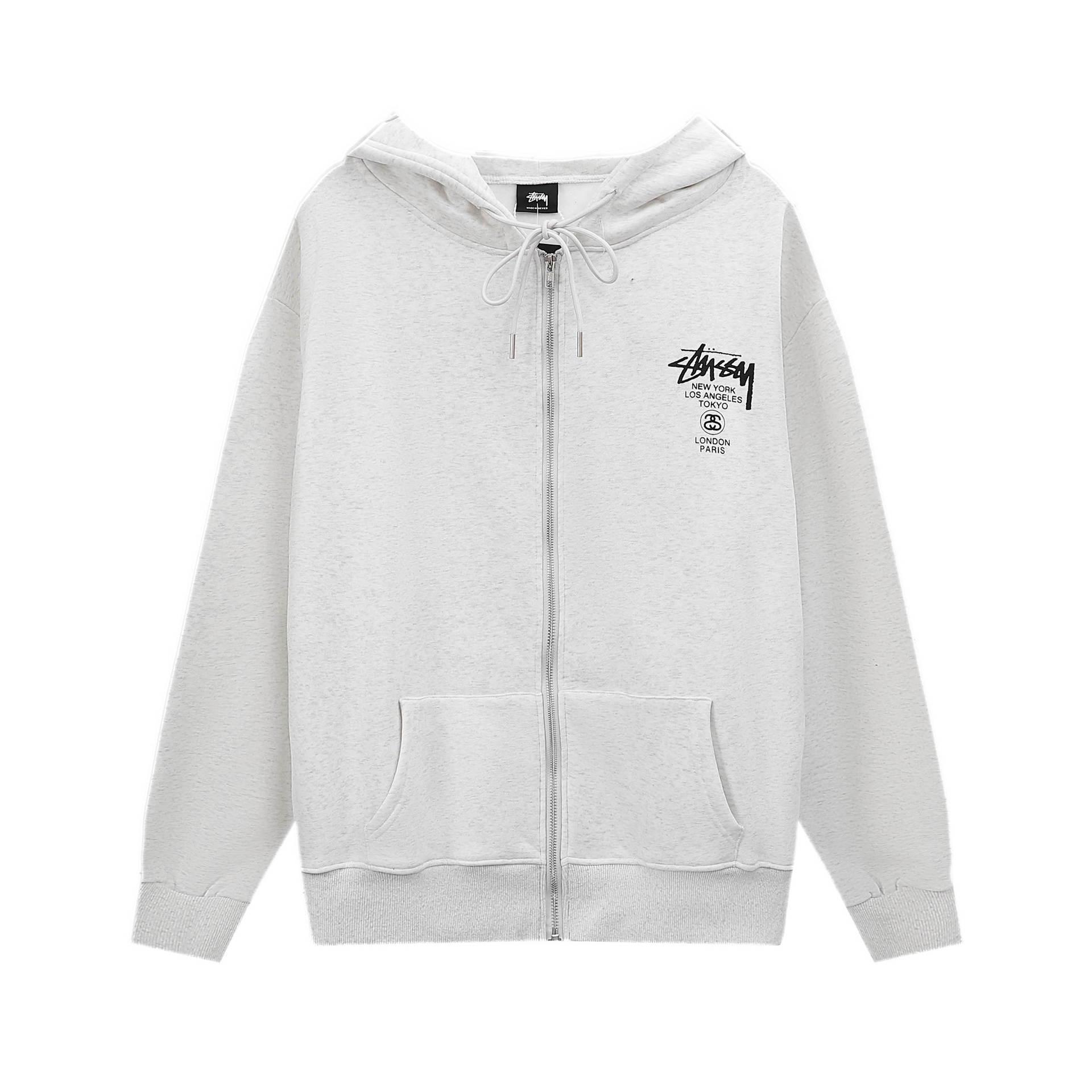 Stussy ステューシー  エッジの効いたデザインのフード付きスウェット 3色兼用 男女兼用 レディース メンズ S608