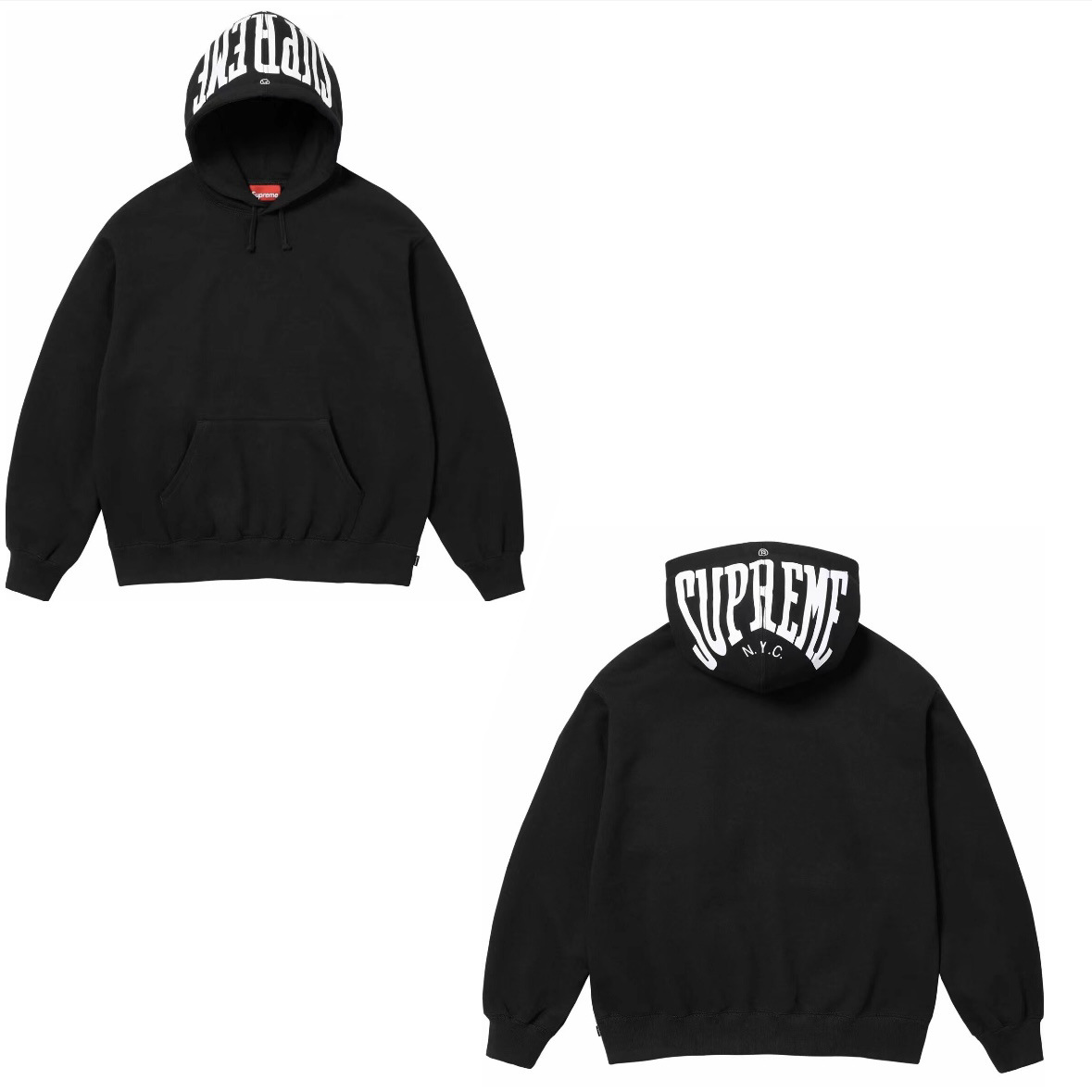 Supreme   シュプリーム  トレンド感のあるフード付きスウェット 2色兼用 男女兼用 レディース メンズ  E568