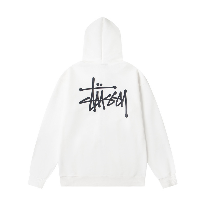 Stussy ステューシー  エッジの効いたデザインのフード付きスウェット 3色兼用 男女兼用 レディース メンズ S608