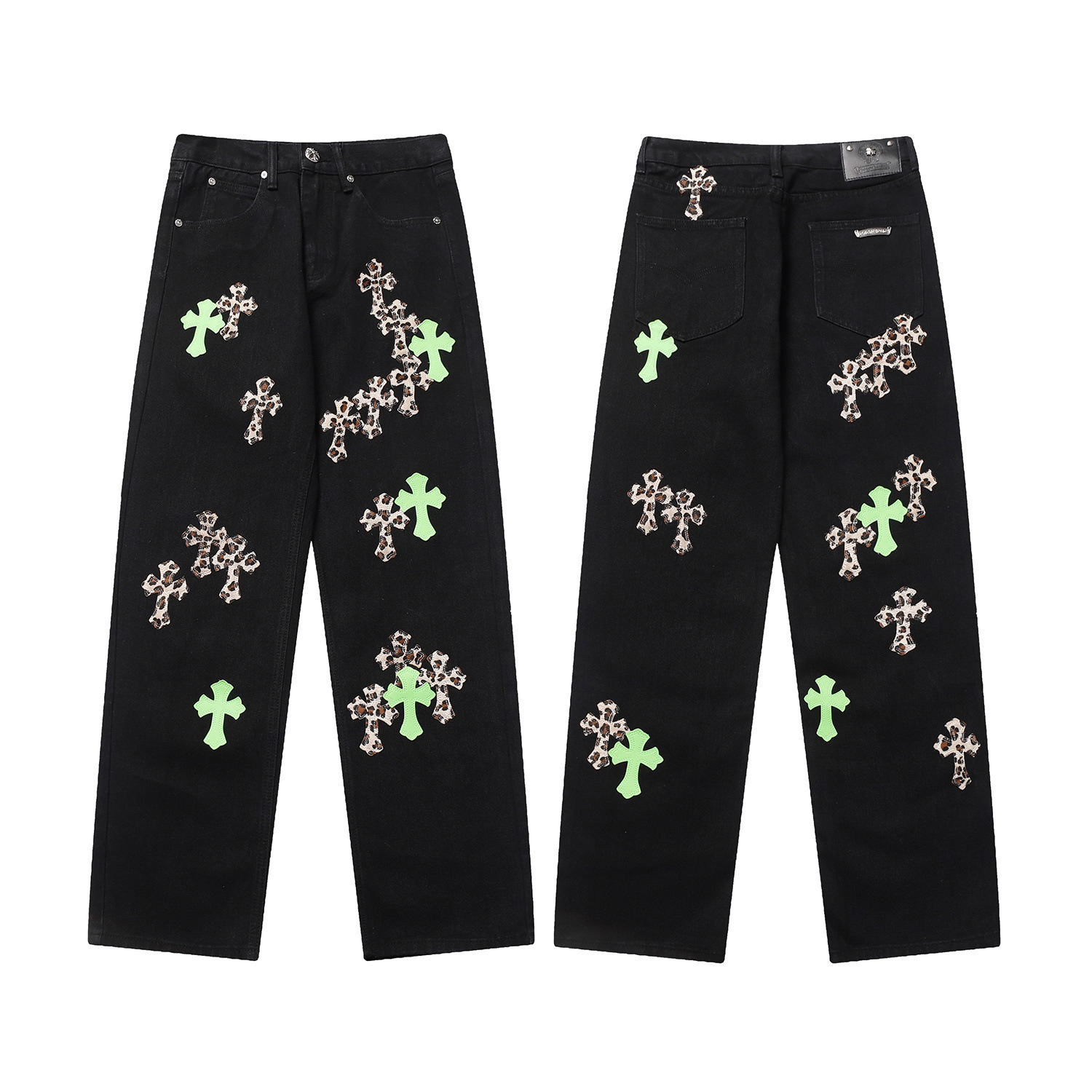 Chrome Hearts クロムハーツ バギーデニム ヴィンテージスタイル パンツ 男女兼用 レディース メンズ 9923