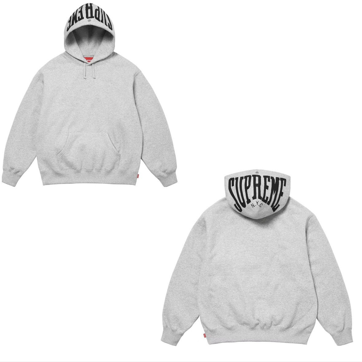 Supreme   シュプリーム  トレンド感のあるフード付きスウェット 2色兼用 男女兼用 レディース メンズ  E568