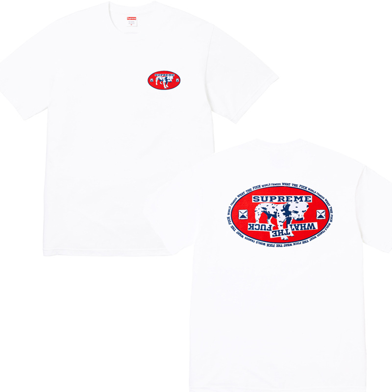 Supreme シュプリーム    吸汗速乾半袖Tシャツ軽量通気性抜群  2色兼用 男女兼用 レディース メンズ B401