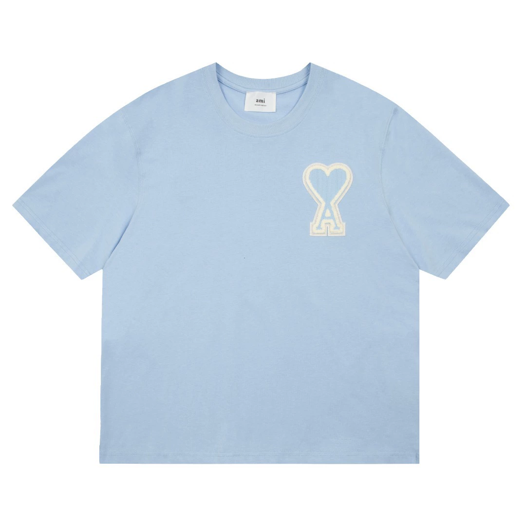 Ami Paris アミ・パリス  DE COEUR ボクシーフィット Tシャツ 9色兼用 男女兼用 レディース メンズ