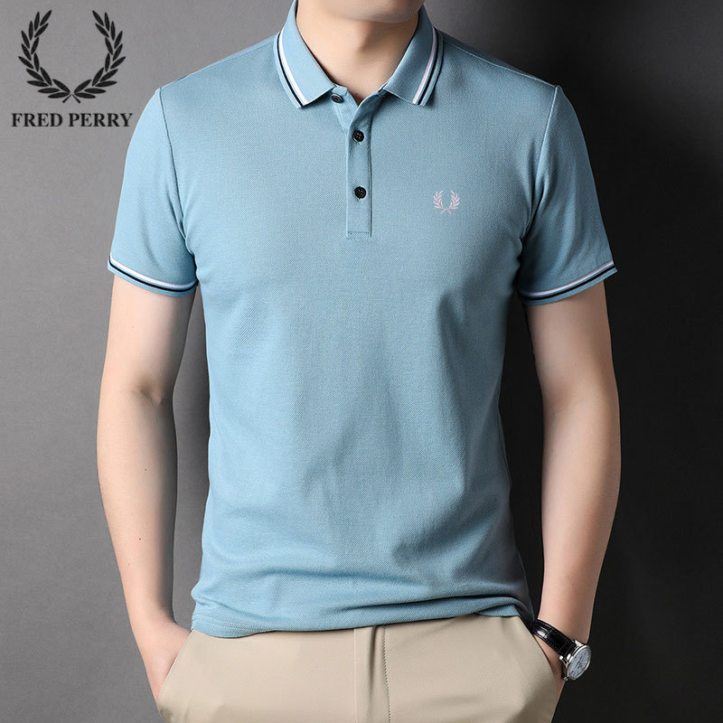 フレッドペリー 半袖Tシャツ ピュアコットン ラペルポロシャツ polo  男女兼用 8色兼用 レディース メンズ 