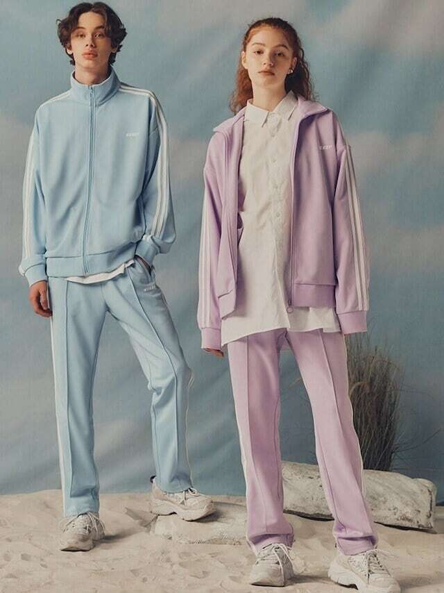 ノルディ NY TRACK 4色兼用 男女兼用 レディース メンズ セットアップ ジャージ上下 トップス パンツ