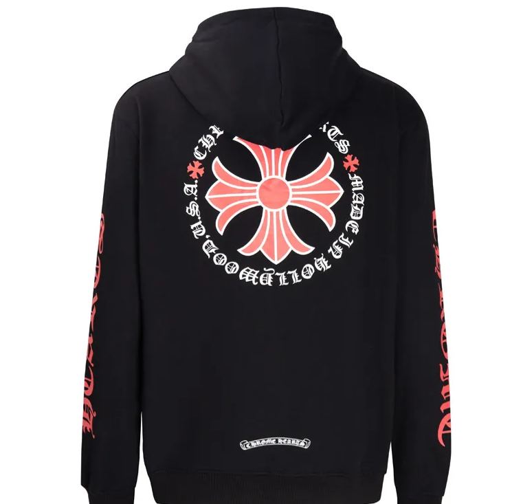 クロムハーツ  ホースシュー パーカー メンズ レディース スウェット フード付き プリント パーカー かっこいい