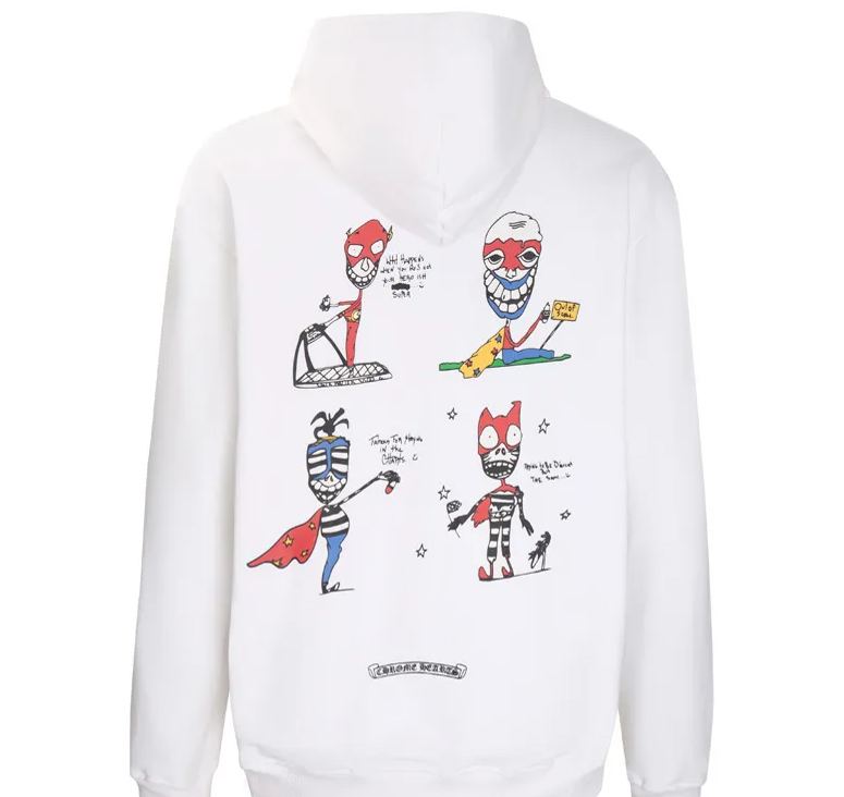 クロムハーツ  ホースシュー パーカー メンズ レディース スウェット フード付き プリント パーカー かっこいい