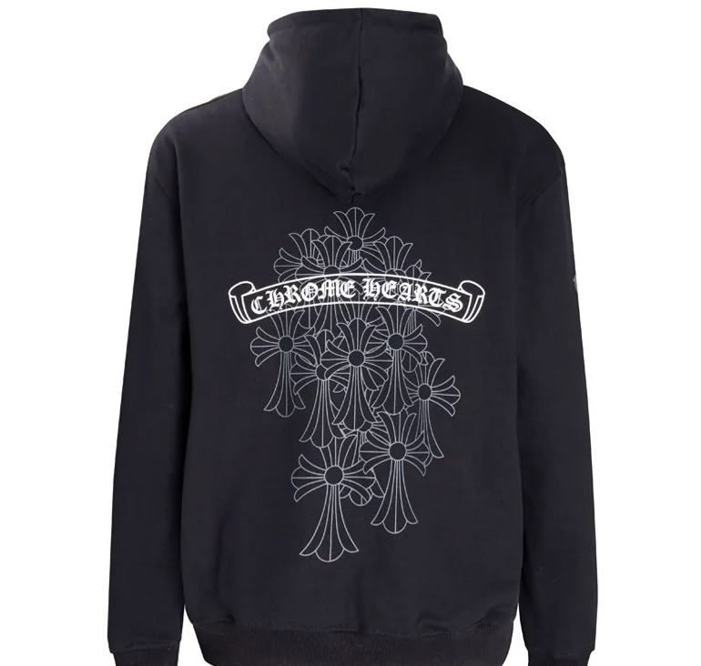 クロムハーツ  ホースシュー パーカー メンズ レディース スウェット フード付き プリント パーカー かっこいい