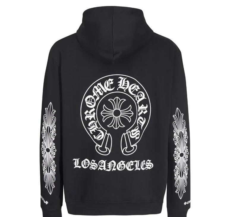 クロムハーツ  ホースシュー パーカー メンズ レディース スウェット フード付き プリント パーカー かっこいい