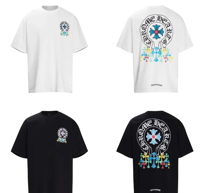 Chrome Hearts クロムハーツ スクロール ロゴ Tシャツ 半袖 T