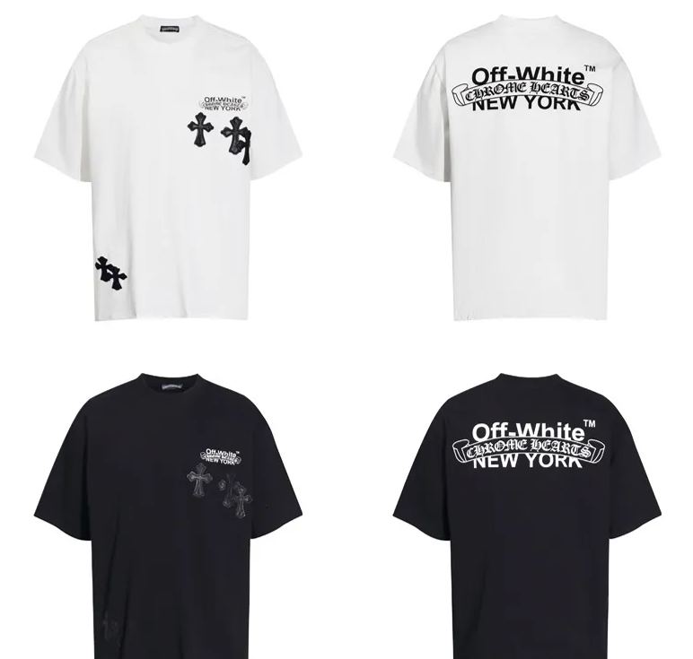 Chrome Hearts クロムハーツ　スクロールロゴ　Tシャツ　黒　L 半袖 Chrome Hearts ブラック トーナル モノグラム スクロール ロゴ T