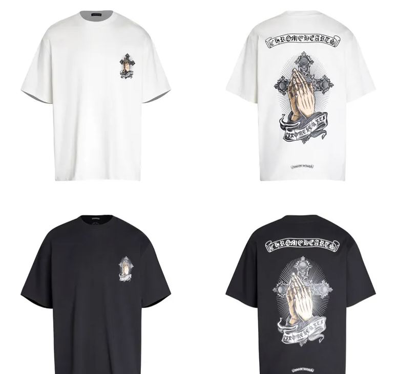 クロムハーツ マリブ ホースシュー Tシャツ   14色兼用 男女兼用 レディース メンズ