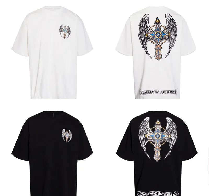 Chrome Hearts クロムハーツ スポーツや日常に最適 吸汗速乾半袖Tシャツ   2色兼用 男女兼用 レディース メンズ 6097