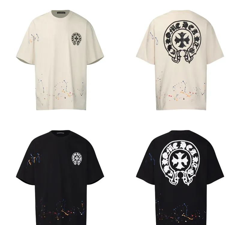 Chrome Hearts クロムハーツ オールシーズン対応 高品質半袖Tシャツ 2色兼用 男女兼用 レディース メンズ 6100