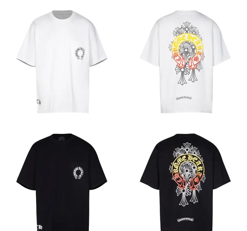 Chrome Hearts クロムハーツ  カラー豊富 シンプル無地半袖シャツ  2色兼用 男女兼用 レディース メンズ 6106