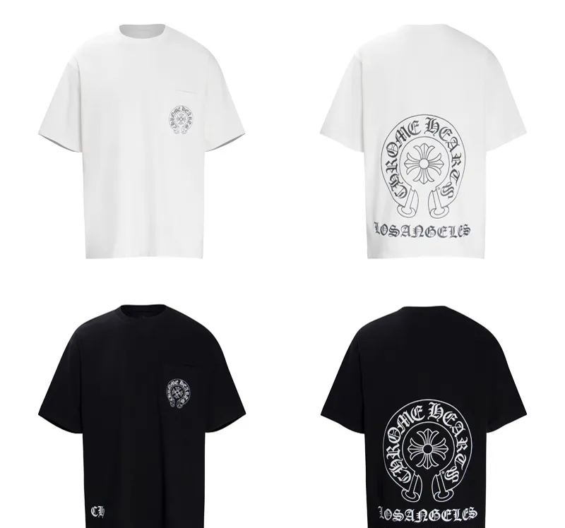 Chrome Hearts クロムハーツ 軽くて丈夫 長持ちする半袖Tシャツ 2色兼用 男女兼用 レディース メンズ 6003