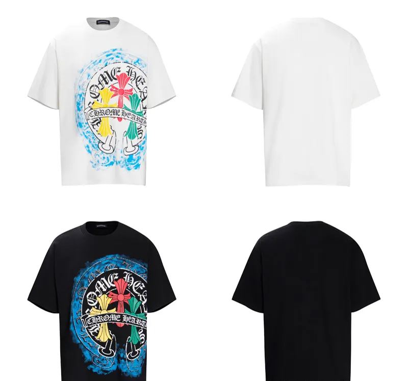 Chrome Hearts クロムハーツ オールシーズン対応 快適半袖シャツ 2色兼用 男女兼用 レディース メンズ 6007