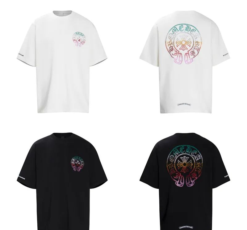 Chrome Hearts  洗練されたデザイン モダン半袖トップス 2色兼用 男女兼用 レディース メンズ 6021