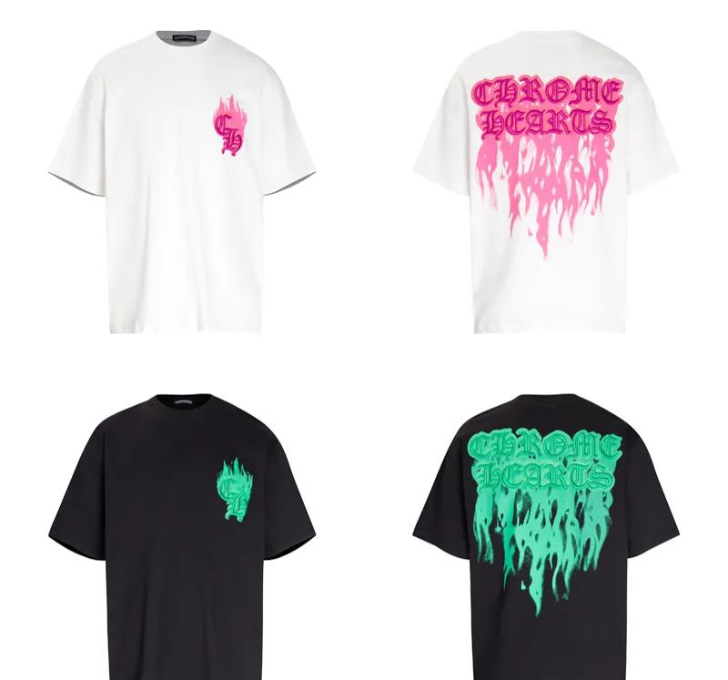 Chrome Hearts  夏に最適 涼しい半袖Tシャツ 2色兼用 男女兼用 レディース メンズ  6047